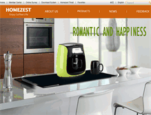 Tablet Screenshot of homezest.com